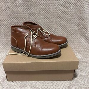 Steve Madden Brown Leather Chukka Boots